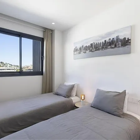 Stylish With Large Terrace In Higueron *